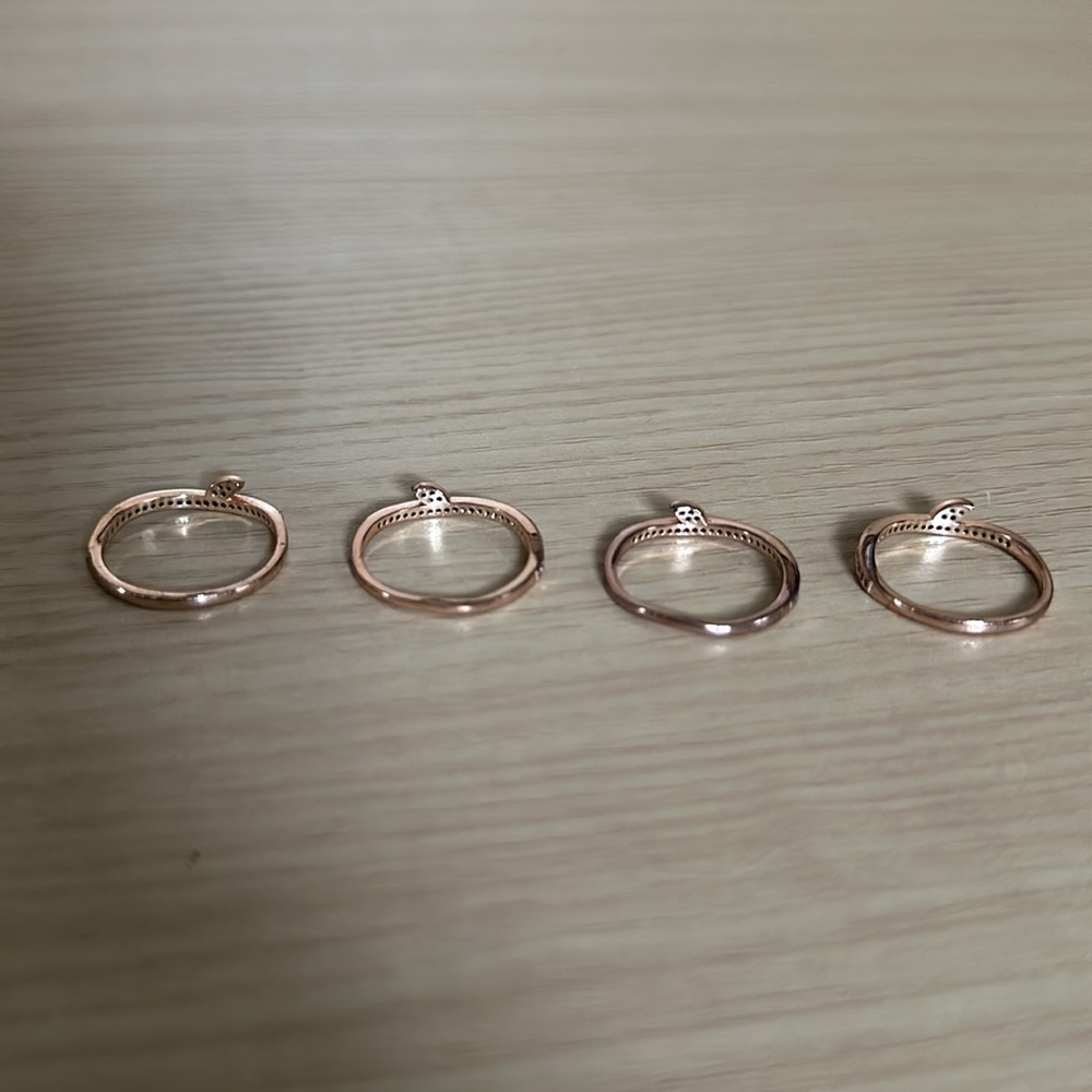 Express Rose Gold Stackable Rings 8 - image 6
